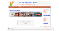 Desktop Screenshot of chatsinregistro.es