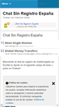 Mobile Screenshot of chatsinregistro.es